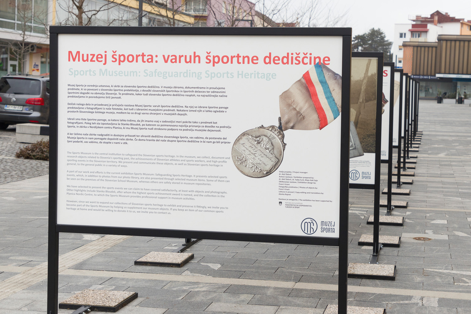 Prizor iz odprtja razstave Varuh športne dediščine v Murski Soboti 2026