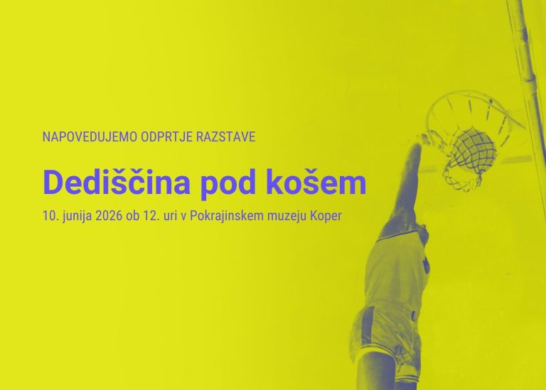 Naslovnica razstave Dediščina pod košem: živa dediščina generacij 2026