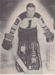 Frank Brimsek v moštvu Boston Bruins, 1939. Vir: Wikipedia, foto: neznan
